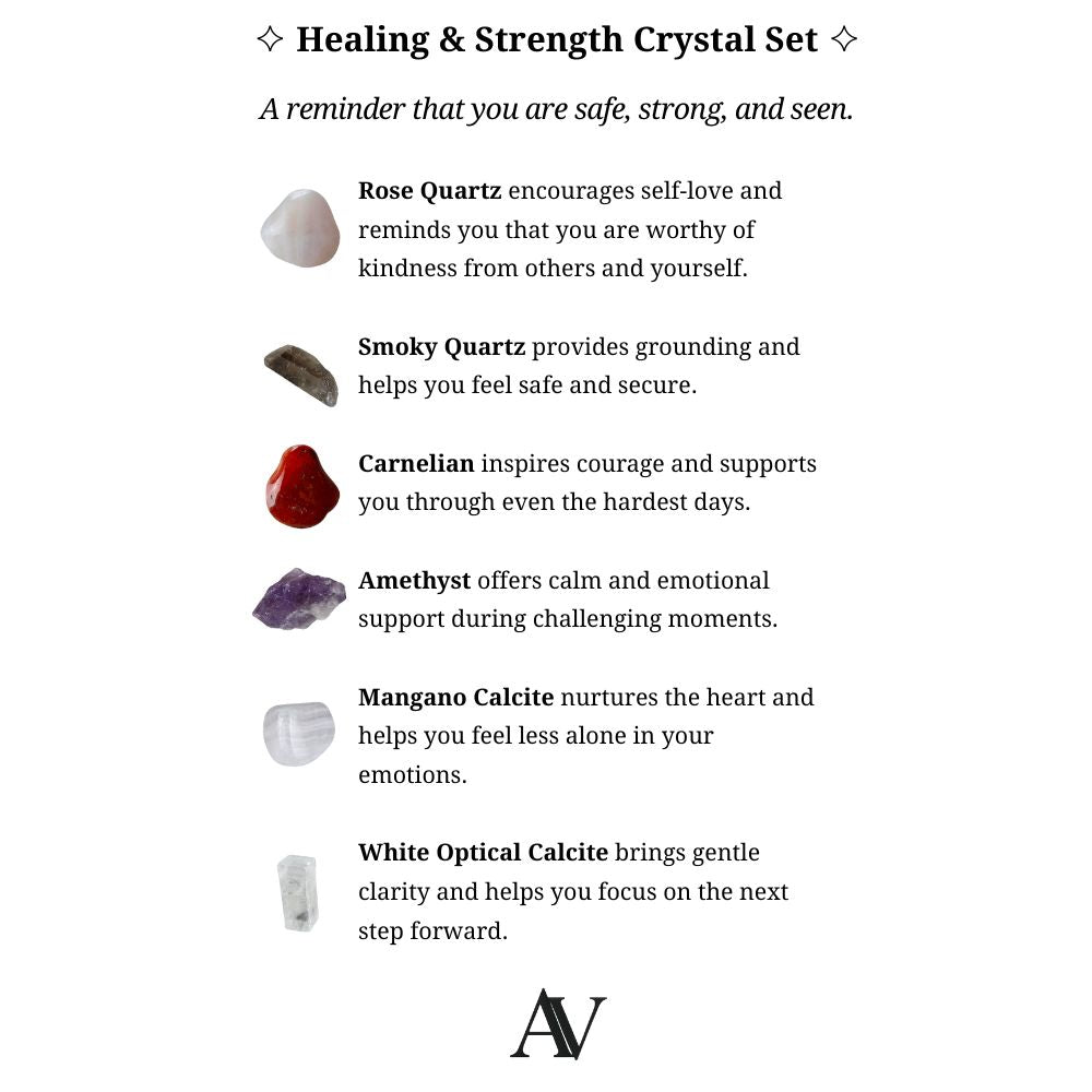 Healing & Strength Crystal Set
